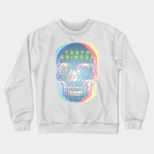 Teethgrinder Glitch Skull Crewneck Sweatshirt